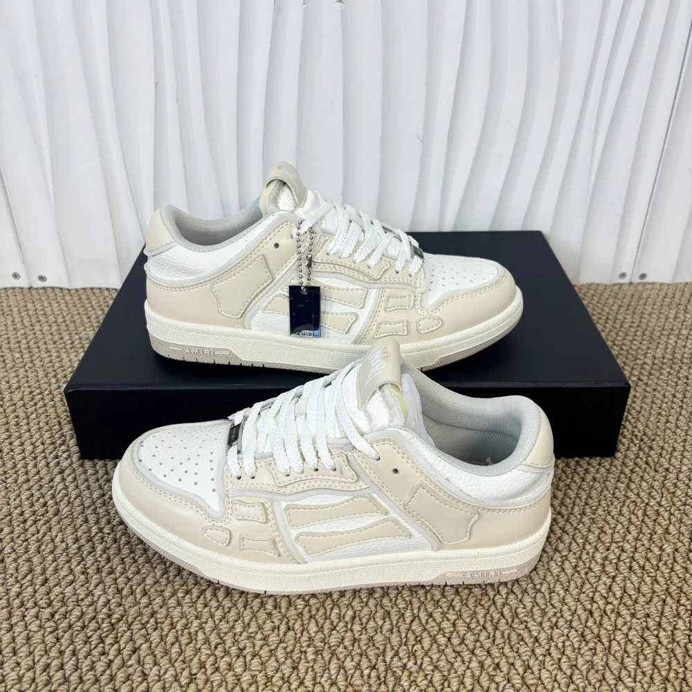 Amiri Skel Top Low In Creamy white